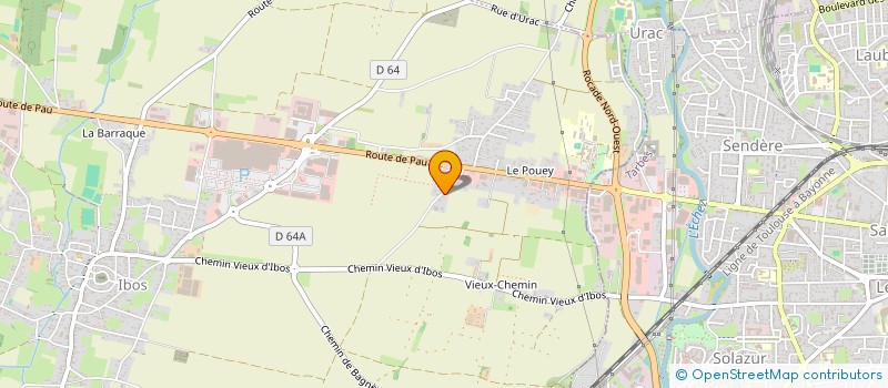 localisation de l'entreprise ETABLISSEMENTS ANDRE DAZET ET FILS  IBOS