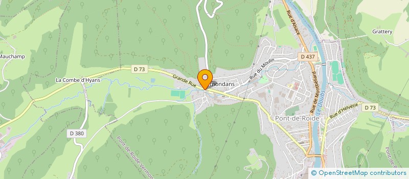 localisation de l'entreprise ETABLISSEMENTS ANDRE ET MICHEL CLAUSSE  PONT-DE-ROIDE-VERMONDANS