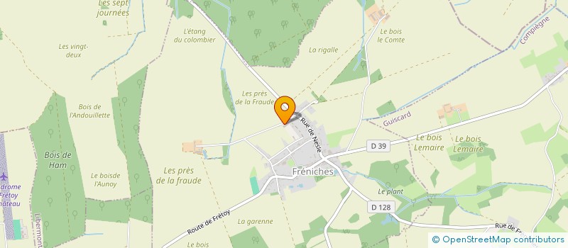 localisation de l'entreprise ETABLISSEMENTS ANDRE PERRIN à FRENICHES