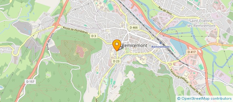 localisation de l'entreprise ETABLISSEMENTS ANDRE POIROT  SAINT-NABORD