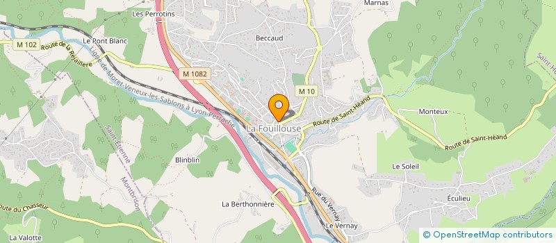 localisation de l'entreprise ETABLISSEMENTS ANDRE PRENAT à LA FOUILLOUSE