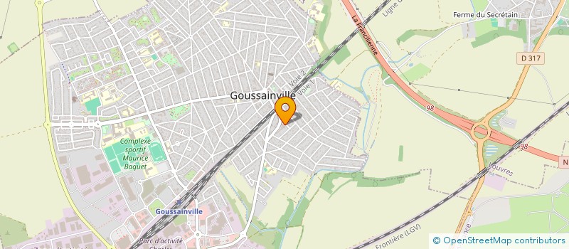 localisation de l'entreprise ETABLISSEMENTS ANDRE REITER  GOUSSAINVILLE