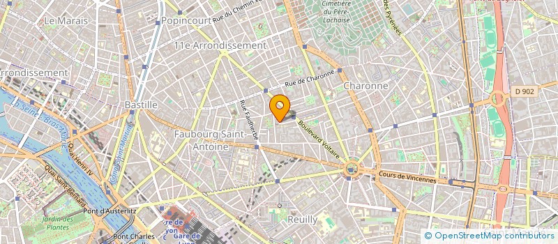 localisation de l'entreprise ETABLISSEMENTS ANDRE RENAUD à PARIS