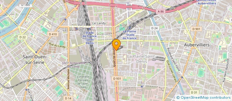 localisation de l'entreprise ETABLISSEMENTS ANDRE SALLES à SAINT-DENIS