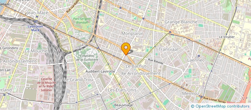 localisation de l'entreprise ETABLISSEMENTS ANDRE WEBER  LYON