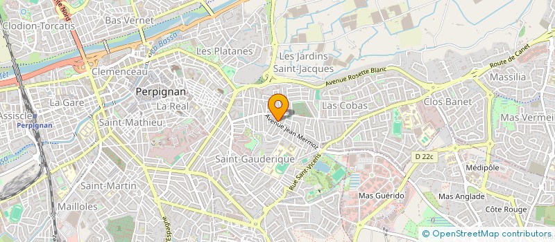 localisation de l'entreprise ETABLISSEMENTS ANDREU à PERPIGNAN