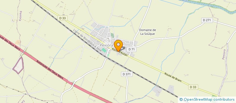localisation de l'entreprise ETABLISSEMENTS ANDRIEU ET FILS à PEXIORA