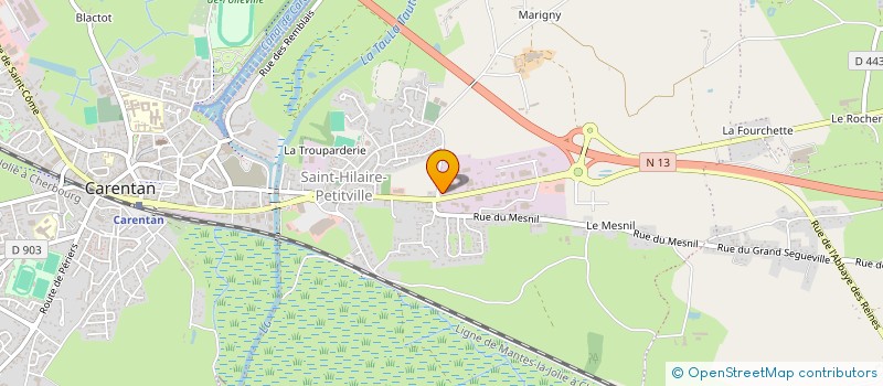 localisation de l'entreprise ETABLISSEMENTS ANGER à CARENTAN-LES-MARAIS