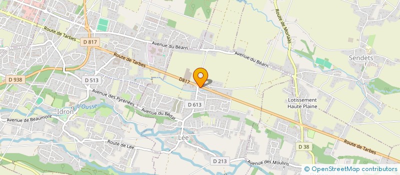 localisation de l'entreprise ETABLISSEMENTS ANORGA SARL à BIZANOS