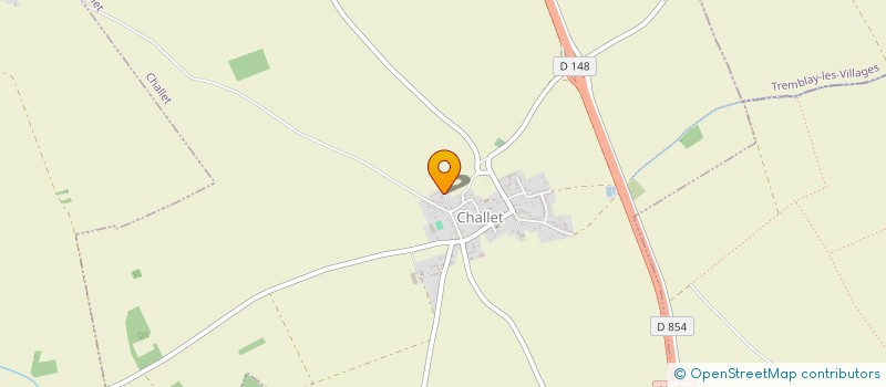 localisation de l'entreprise ETABLISSEMENTS ANSEAUME à CHALLET