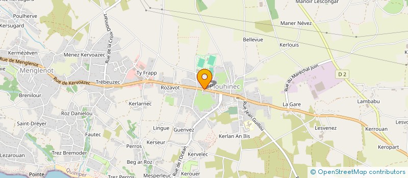 localisation de l'entreprise ETABLISSEMENTS ANSQUER à PLOUHINEC