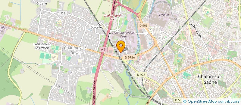 localisation de l'entreprise ETABLISSEMENTS ARACIL à CHATENOY-LE-ROYAL