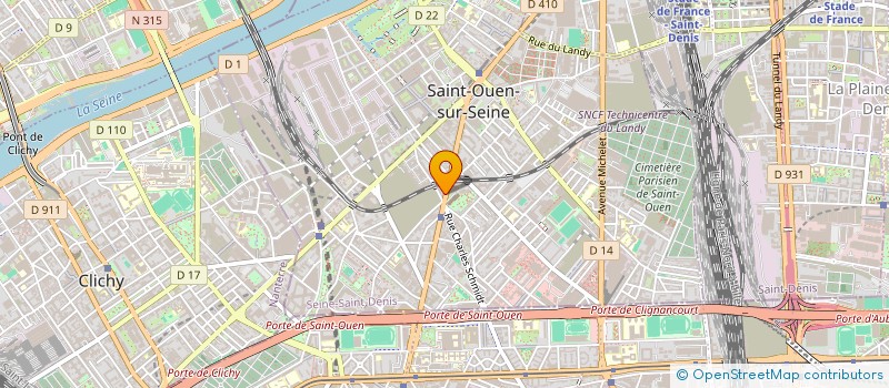 localisation de l'entreprise ETABLISSEMENTS ARAGOU à SAINT-OUEN-SUR-SEINE