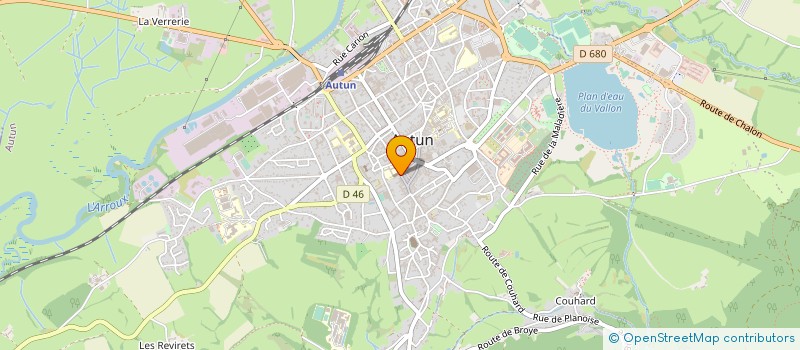 localisation de l'entreprise ETABLISSEMENTS ARMAND MOMET à AUTUN