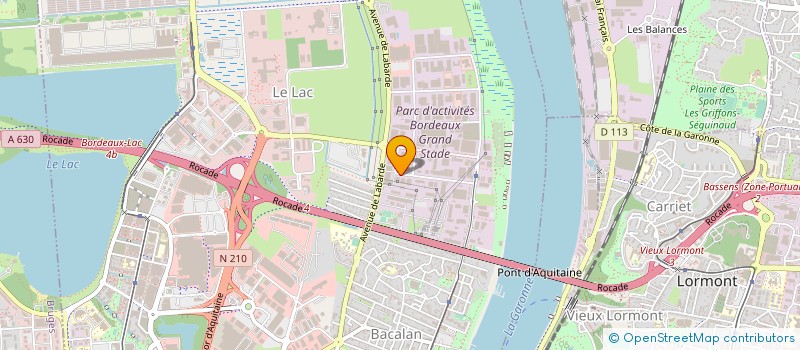localisation de l'entreprise ETABLISSEMENTS ARNAUD à BORDEAUX