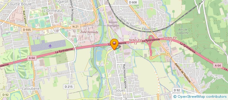 localisation de l'entreprise ETABLISSEMENTS ARNAUD GUILHEM  SOUES