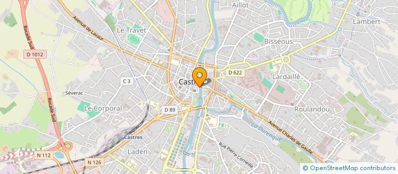 localisation de l'entreprise ETABLISSEMENTS ARNAUD NEGRE  CASTRES