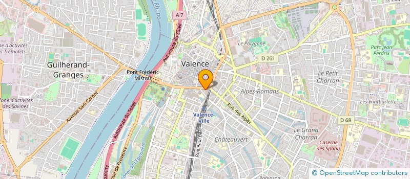 localisation de l'entreprise ETABLISSEMENTS ARNAULT  VALENCE