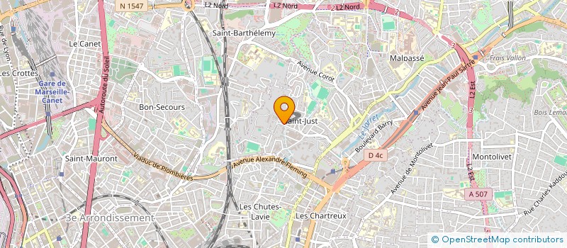 localisation de l'entreprise ETABLISSEMENTS ARNOLFO à MARSEILLE