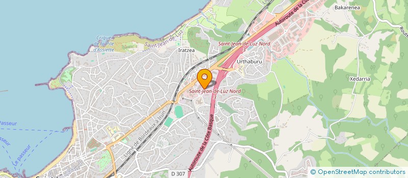localisation de l'entreprise ETABLISSEMENTS ARRIETA  SAINT-JEAN-DE-LUZ