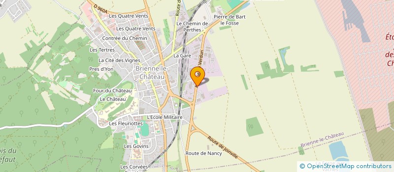 localisation de l'entreprise ETABLISSEMENTS ARTHUR COLLET à BRIENNE-LE-CHATEAU