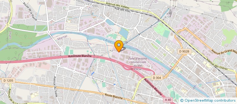 localisation de l'entreprise ETABLISSEMENTS ARVIA à SCIONZIER