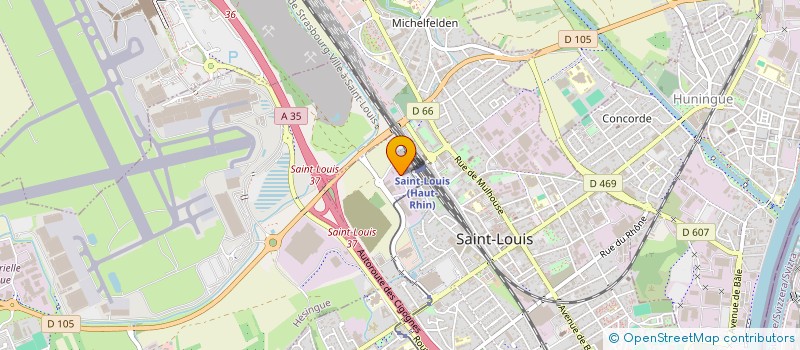 localisation de l'entreprise ETABLISSEMENTS ASTAR à SAINT-LOUIS