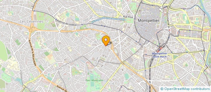 localisation de l'entreprise ETABLISSEMENTS AUBAGNAC à MONTPELLIER