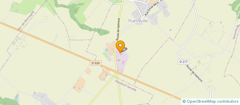 localisation de l'entreprise ETABLISSEMENTS AUBER à THIETREVILLE