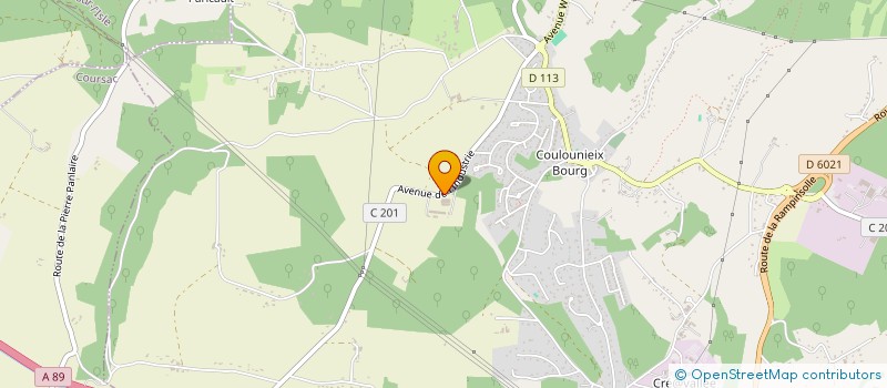 localisation de l'entreprise ETABLISSEMENTS AUBERT ET COMPAGNIE  COULOUNIEIX-CHAMIERS