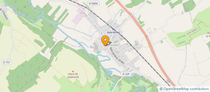 localisation de l'entreprise ETABLISSEMENTS AUBRY-FRANTZ  AZERAILLES