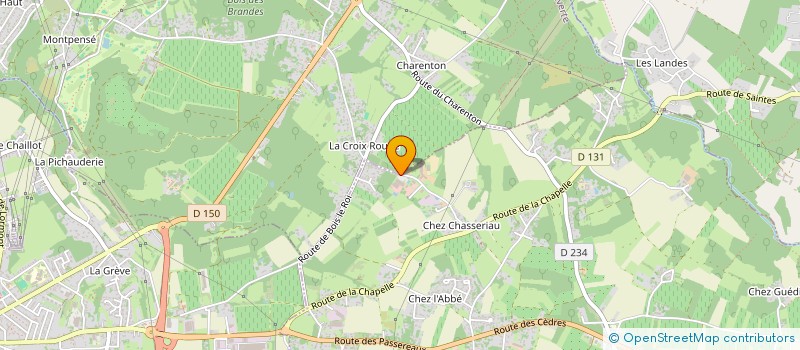 localisation de l'entreprise ETABLISSEMENTS AUCHE à CHANIERS