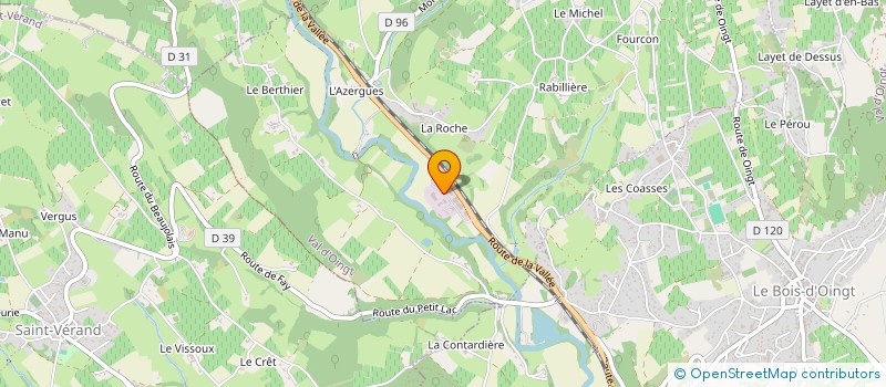 localisation de l'entreprise ETABLISSEMENTS AUCLAIR à VAL D'OINGT