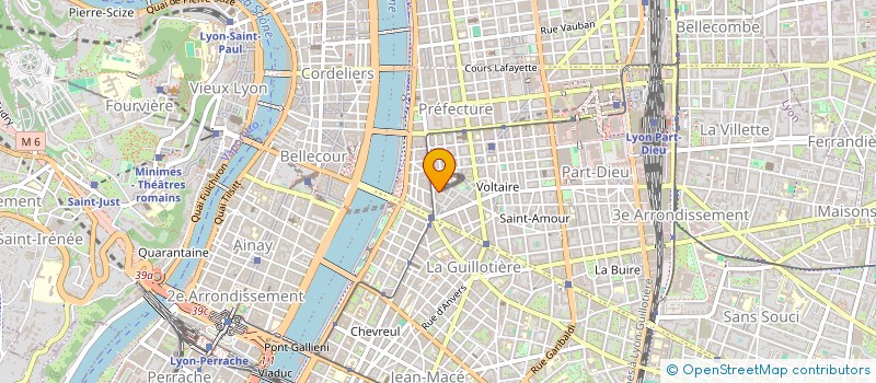 localisation de l'entreprise ETABLISSEMENTS AURES  LYON