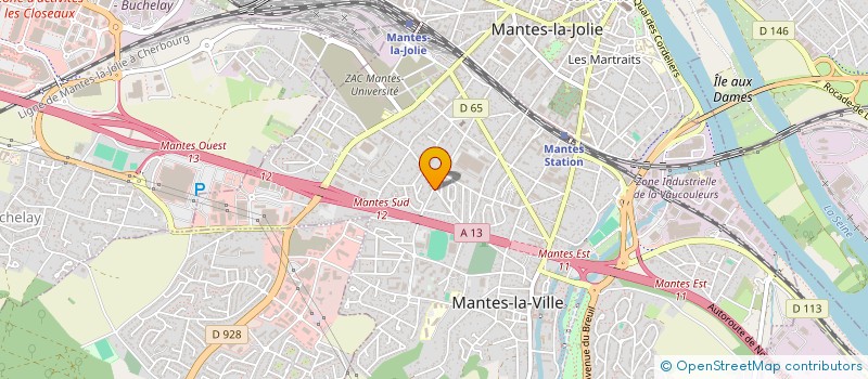 localisation de l'entreprise ETABLISSEMENTS AVIAC à MANTES-LA-VILLE