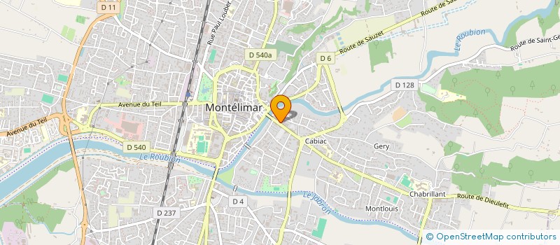 localisation de l'entreprise ETABLISSEMENTS AYME à MONTELIMAR