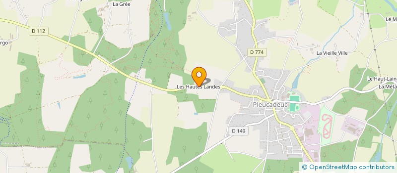 localisation de l'entreprise ETABLISSEMENTS AYOUL à PLEUCADEUC