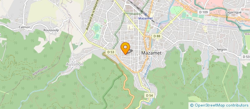 localisation de l'entreprise ETABLISSEMENTS AZAIS ET COMPAGNIE à MAZAMET