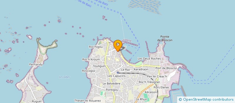 localisation de l'entreprise ETABLISSEMENTS B CABIOC H  ROSCOFF