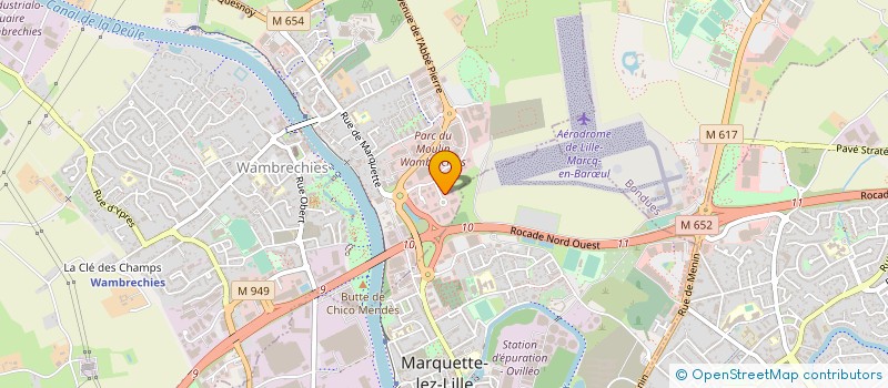 localisation de l'entreprise ETABLISSEMENTS B. ET D. BOUTEILLER à WAMBRECHIES