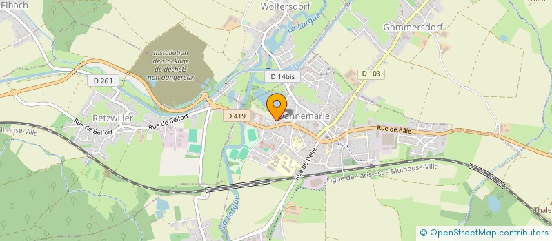 localisation de l'entreprise ETABLISSEMENTS BACH MARC à BALLERSDORF