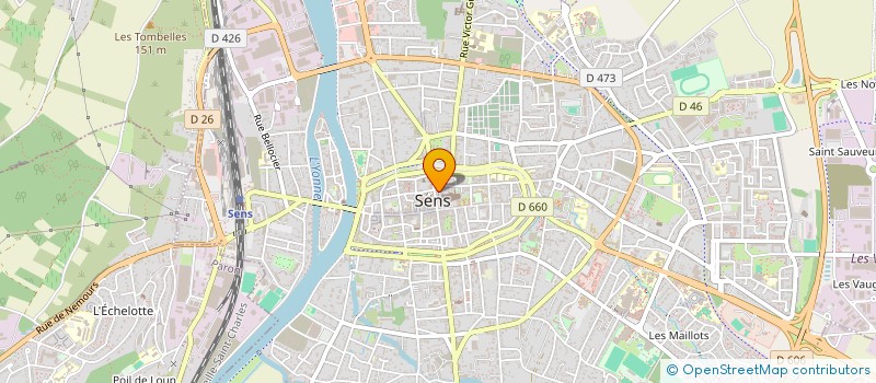 localisation de l'entreprise ETABLISSEMENTS BAGOT  SENS