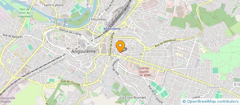 localisation de l'entreprise ETABLISSEMENTS BAGOUET à ANGOULEME