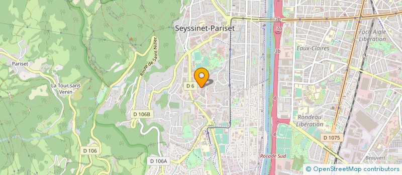 localisation de l'entreprise ETABLISSEMENTS BAILLY à SEYSSINET-PARISET