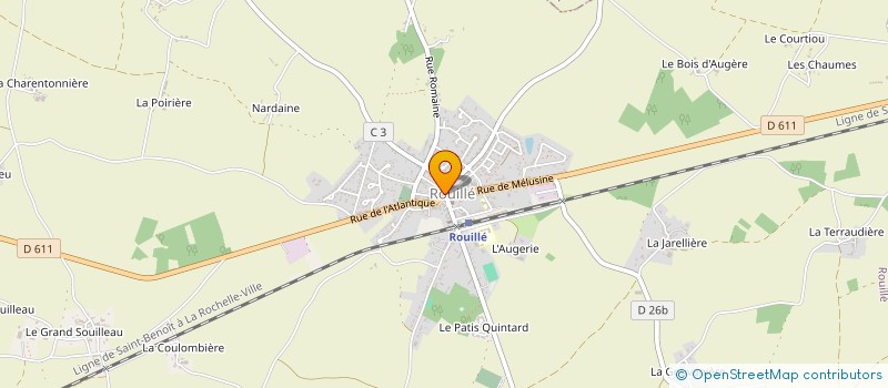 localisation de l'entreprise ETABLISSEMENTS BAILLY à ROUILLE
