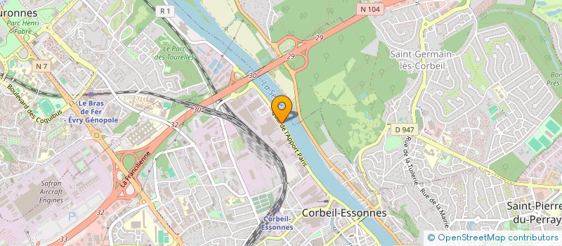 localisation de l'entreprise ETABLISSEMENTS BAILLY à CORBEIL-ESSONNES