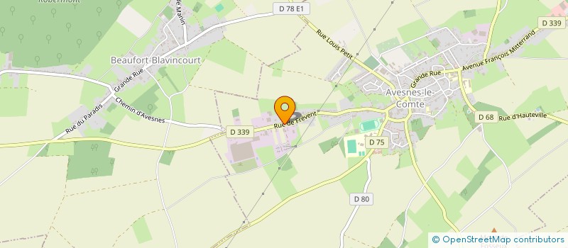 localisation de l'entreprise ETABLISSEMENTS BAJUS à AVESNES-LE-COMTE