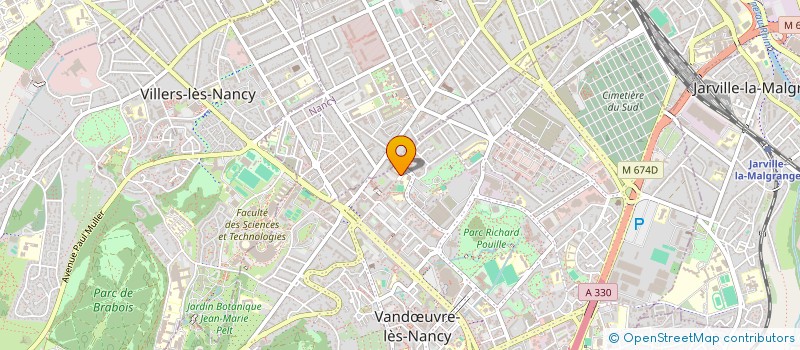 localisation de l'entreprise ETABLISSEMENTS BALDINI  VANDUVRE-LES-NANCY