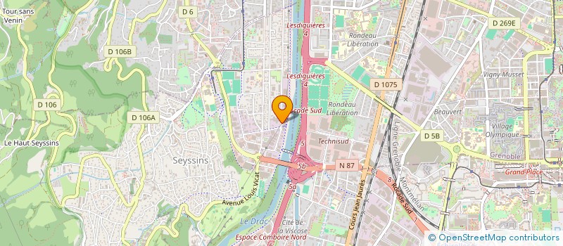 localisation de l'entreprise ETABLISSEMENTS BALLAY ROGER à SEYSSINS