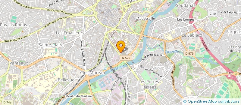 localisation de l'entreprise ETABLISSEMENTS BALLESTA à LIMOGES